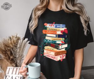 Vintage Inspired Concert Tour Books Shirt Albums As Books Shirt For Music Lover Gift Tee Unique revetee 3