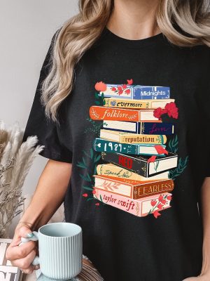 Vintage Inspired Concert Tour Books Shirt Albums As Books Shirt For Music Lover Gift Tee Unique revetee 3