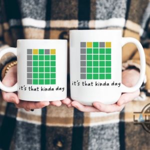 wordle cup wordle mug funny wordle travel coffee ceramic mugs zoom wordle puzzle christmas gift for coworker boss its that kinda day laughinks 1