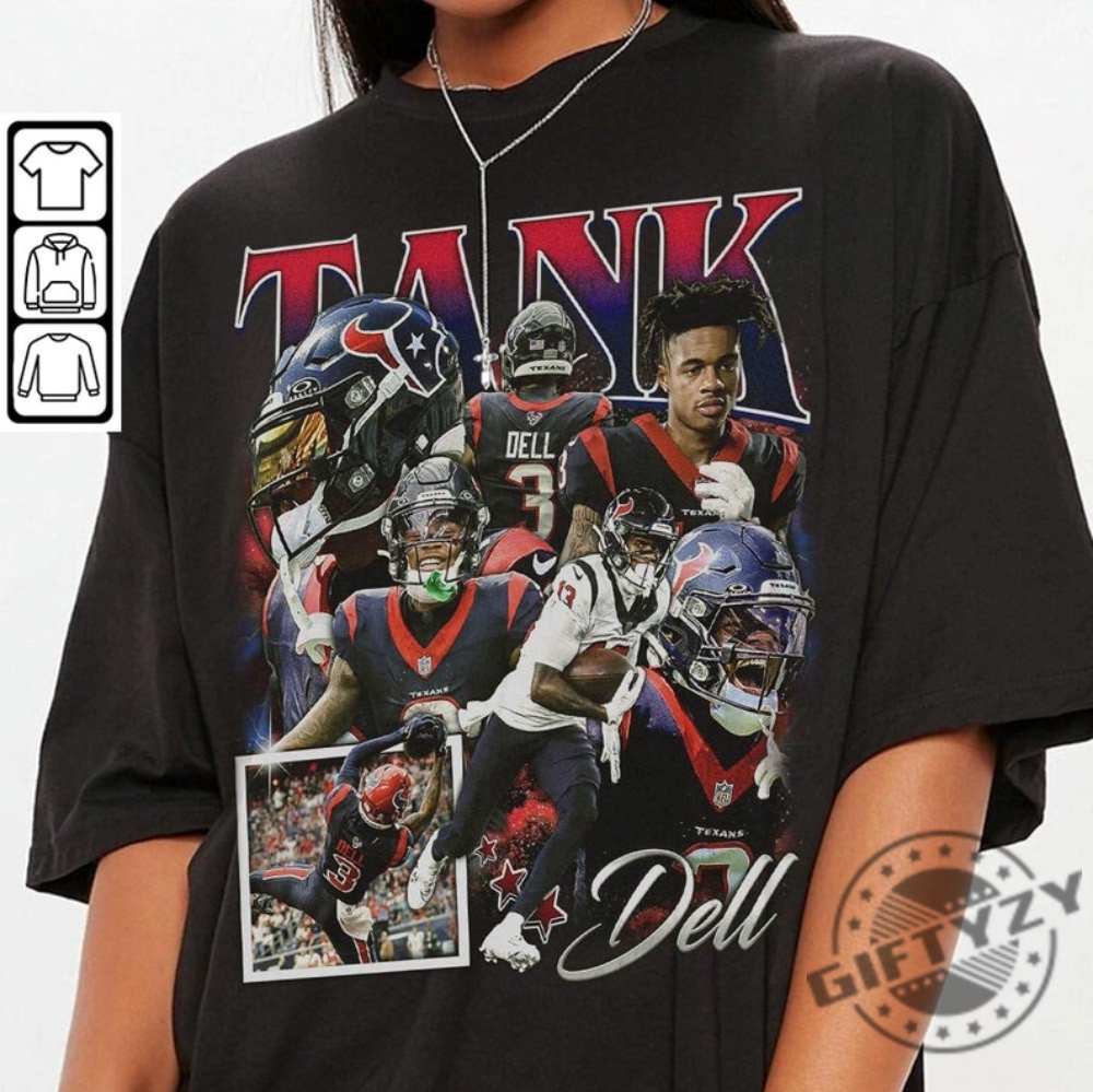 Tank Dell Houston Football Shirt Texans Football Christmas Sweatshirt Unisex Tshirt Football 90S Vintage Gift