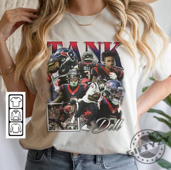 Tank Dell Houston Football Shirt Texans Football Christmas Sweatshirt Unisex Tshirt Football 90S Vintage Gift giftyzy 2 1