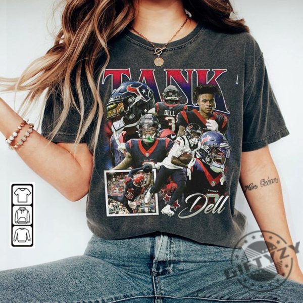 Tank Dell Houston Football Shirt Texans Football Christmas Sweatshirt Unisex Tshirt Football 90S Vintage Gift giftyzy 5 1