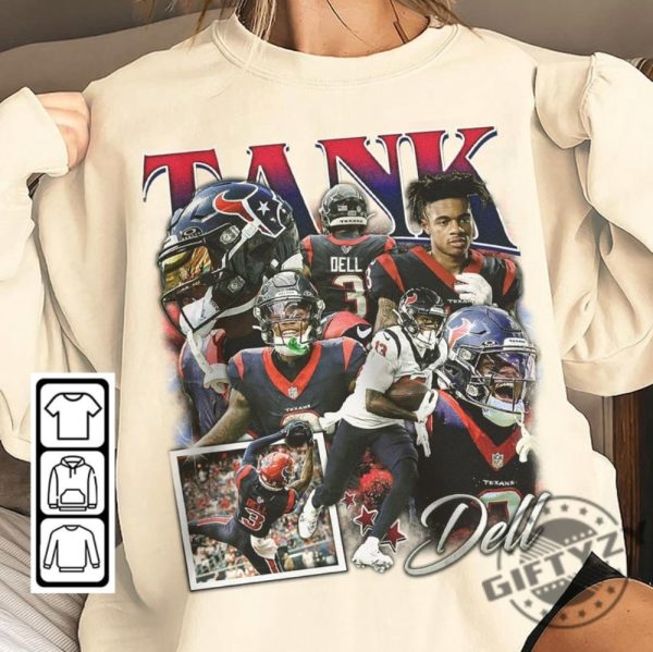 Tank Dell Houston Football Shirt Texans Football Christmas Sweatshirt Unisex Tshirt Football 90S Vintage Gift giftyzy 7 1