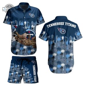 tennessee titans nfl hawaiian shirt groot graphic new summer perfect best gift ever marvel hugs sports football aloha shirt and shorts set laughinks 1 1