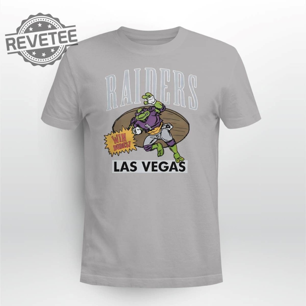 Tmnt Donatello Las Vegas Raiders Tshirt Tmnt Donatello Las Vegas Raiders Hoodie Sweatshirt Long Sleeve Shirt Unique