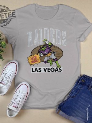 Tmnt Donatello Las Vegas Raiders Tshirt Tmnt Donatello Las Vegas Raiders Hoodie Sweatshirt Long Sleeve Shirt Unique revetee 2