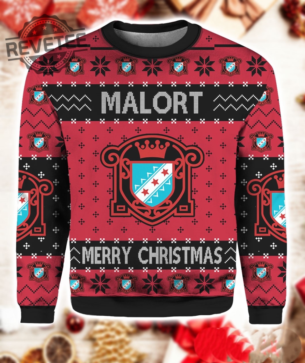 Malort Liqueur Christmas Sweater Hoodie Sweatshirt Unique