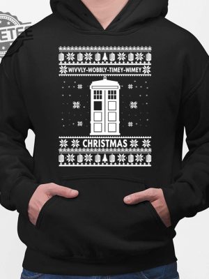 Wibbly Wobbly Timey Wimey Christmas Sweater Unique revetee 2