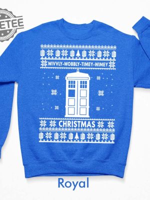 Wibbly Wobbly Timey Wimey Christmas Sweater Unique revetee 7