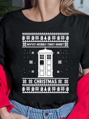 Wibbly Wobbly Timey Wimey Christmas Sweater Unique revetee 8