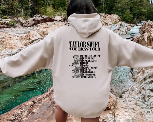 2 Sided Concert Tour Hoodie Sweatshirt Trendy Hoodie Sweatshirt Unisex Hoodie Oversized Hoodie Womens Sweater Gift For Music Lovers Unique revetee 3