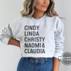 90s supermodel sweatshirt tshirt hoodie 90s supermodels cindy crawford linda christy naomi claudia 90s glam gift for models fashion icons fashionista laughinks 1