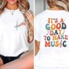 Its A Good Day To Make Music Shirt Custom Music Teacher Shirt Music Teacher Gift Teacher Gifts Music Class Shirt Chorus Teacher Shirt Unique revetee 1