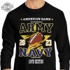 Army Navy Game Unisex Long Sleeve Shirt Army Vs Navy Football Americas Game Military Shirt Army Shirt Navy Army Navy 2023 Gift Veteran Unique revetee 1