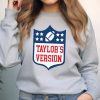 Taylors Version Football Sweatshirt Taylor Swift Football Shirt Taylor Version Shirt Taylor Game Day Shirt Football Swiftie Shirt Unique revetee 1