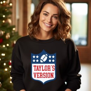 Taylors Version Football Sweatshirt Taylor Swift Football Shirt Taylor Version Shirt Taylor Game Day Shirt Football Swiftie Shirt Unique revetee 2