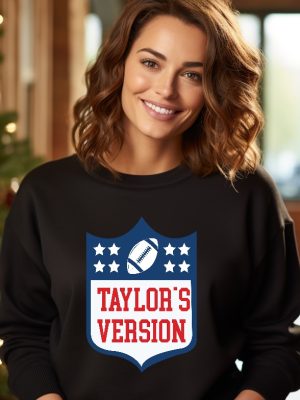 Taylors Version Football Sweatshirt Taylor Swift Football Shirt Taylor Version Shirt Taylor Game Day Shirt Football Swiftie Shirt Unique revetee 2