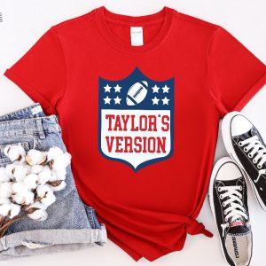 Taylors Version Football Sweatshirt Taylor Swift Football Shirt Taylor Version Shirt Taylor Game Day Shirt Football Swiftie Shirt Unique revetee 5