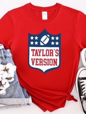 Taylors Version Football Sweatshirt Taylor Swift Football Shirt Taylor Version Shirt Taylor Game Day Shirt Football Swiftie Shirt Unique revetee 5