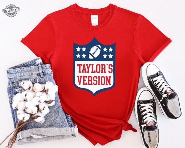 Taylors Version Football Sweatshirt Taylor Swift Football Shirt Taylor Version Shirt Taylor Game Day Shirt Football Swiftie Shirt Unique revetee 5