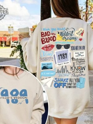 1989 Tailors Version Shirt 1989 Album Shirt Swiftie Sweatshirt Hoodie Unique revetee 2