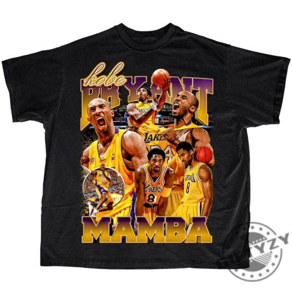 Kobe Bryant Shirt Kobe Mamba Hoodie La Los Angeles Basketball Tshirt Mvp Sweatshirt Homage Shirt giftyzy 1