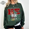 Unisex Jason Kelce Travis Kelce Sweatshirt American Football Shirt Football Fan Gift Shirt Crewneck Sweatshirt Unique revetee 1