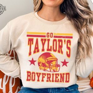 Go Taylors Boyfriend Sweatshirt Shirt Go Taylors Bf Retro Sweatshirt Taylor Travis Shirt Cute Taylors Bf T Shirt Unique revetee 3