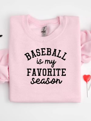 Baseball Is My Favorite Season Sweatshirt Sport Mom Sweatshirt Baseball Lover Sweater Sports Mama Hoodie Gift For Baseball Mom Baseball Gift Unique revetee 2