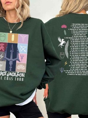 Percy Jackson And The Olympians Eras Tour Sweatshirt Greek Mythology Shirt Rick Riordan Bookish Shirts Book Lover Gifts Unique revetee 2