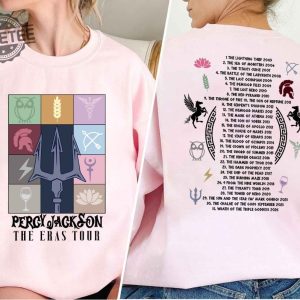 Percy Jackson And The Olympians Eras Tour Sweatshirt Greek Mythology Shirt Rick Riordan Bookish Shirts Book Lover Gifts Unique revetee 3