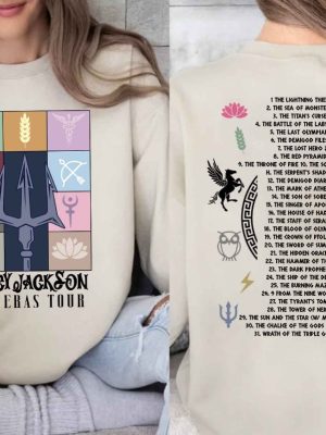 Percy Jackson And The Olympians Eras Tour Sweatshirt Greek Mythology Shirt Rick Riordan Bookish Shirts Book Lover Gifts Unique revetee 4