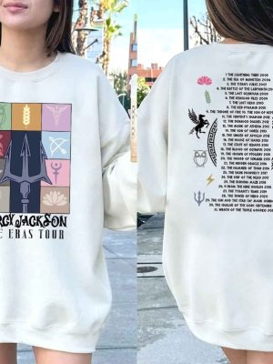 Percy Jackson And The Olympians Eras Tour Sweatshirt Greek Mythology Shirt Rick Riordan Bookish Shirts Book Lover Gifts Unique revetee 5