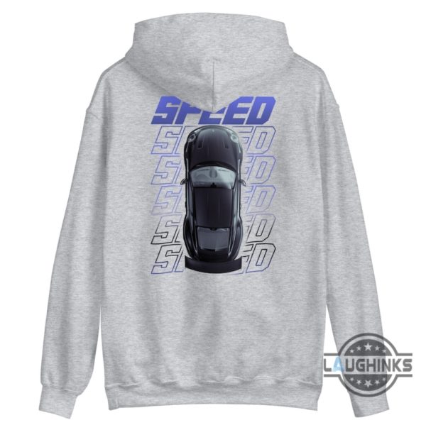 porsche 911 gt3 rs hoodie tshirt sweatshirt mens womens back side speed design sports car racing car gift for car guys drivers lovers laughinks 2