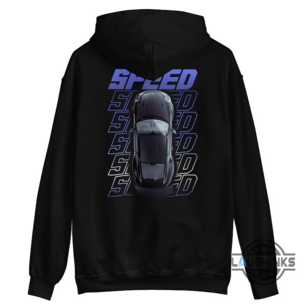 porsche 911 gt3 rs hoodie tshirt sweatshirt mens womens back side speed design sports car racing car gift for car guys drivers lovers laughinks 3