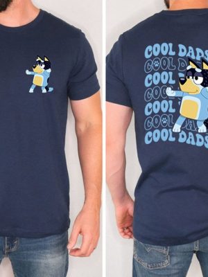 Bluey Cool Dad Club Shirt Bandit Cool Dad Club Shirt Bluey Bandit Shirt Dad Birthday Gift Dad Bluey Shirt Bluey Family Shirt Unique revetee 2