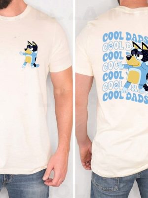 Bluey Cool Dad Club Shirt Bandit Cool Dad Club Shirt Bluey Bandit Shirt Dad Birthday Gift Dad Bluey Shirt Bluey Family Shirt Unique revetee 3