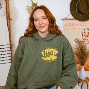 Lukes Diner Stars Hollow Sweatshirt And Hoodie Retro Text Lukes Diner Sweatshirt Vintage Style Stars Hollow Hoodie Gift Unique revetee 5