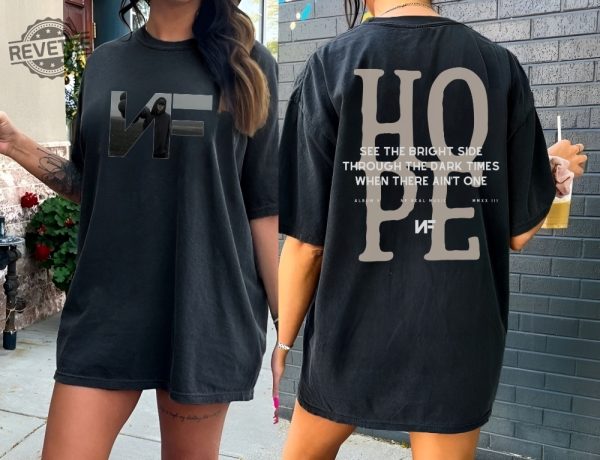 Nf Hope Tracklist Shirt Hope Album Tour Merch Shirt Best Fan Gift Concert Tee Vintage Aesthetic Shirt Fan Art Illustration Artwork Unique revetee 3 1