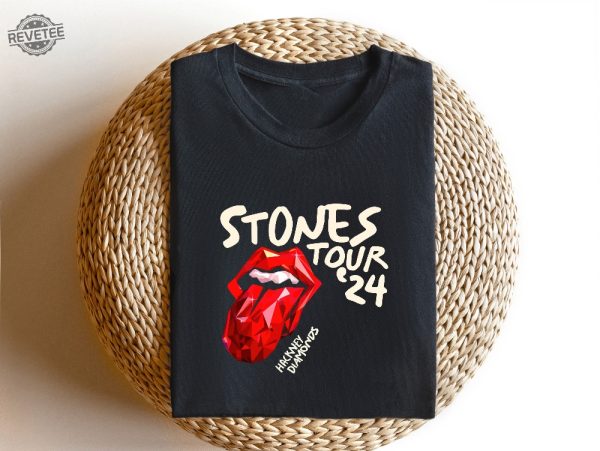 The Rolling Stones Hackney Diamonds Tour 2024 Schedule List Sweatshirt Rolling Stones 2024 Sweater Rock Band Shirt Rolling Stone Tour Unique revetee 1