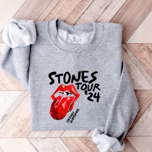 The Rolling Stones Hackney Diamonds Tour 2024 Schedule List Sweatshirt Rolling Stones 2024 Sweater Rock Band Shirt Rolling Stone Tour Unique revetee 2