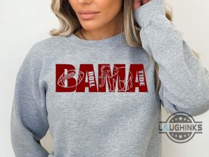 alabama sweatshirt tshirt hoodie mens womens kids bama sports football shirts the university of alabama crimson tide tee roll tide design laughinks 1