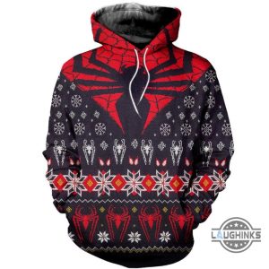 spider man ugly christmas sweater all over printed ugly marvel spiderman xmas 3d shirts hoodies sweatshirts and shorts superhero gift laughinks 3