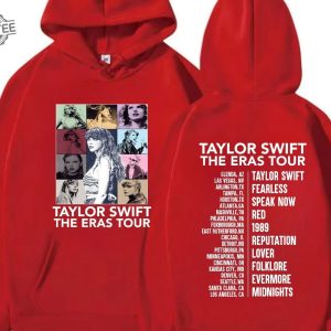 2 Sided Eras Tour Hoodie Trendy Hoodie Unisex Hoodie Oversized Hoodie Womens Sweater Gift For Swifties Unique revetee 3