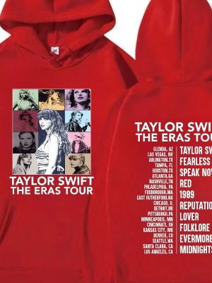 2 Sided Eras Tour Hoodie Trendy Hoodie Unisex Hoodie Oversized Hoodie Womens Sweater Gift For Swifties Unique revetee 3