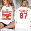 Go Taylors Boyfriend Sweatshirt Swift Kelce Crewneck Vintage Swift Sweatshirt Football Swiftie Swift Chiefs Sweat Shirt Unique revetee 1