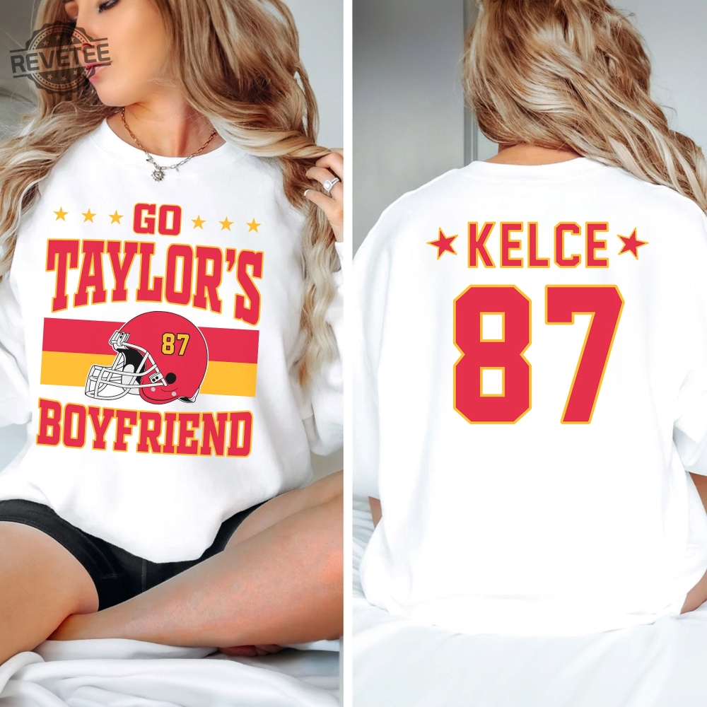 Go Taylors Boyfriend Sweatshirt Swift Kelce Crewneck Vintage Swift Sweatshirt Football Swiftie Swift Chiefs Sweat Shirt Unique