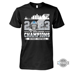 lions division champs shirt sweatshirt hoodie 2023 mens womens detroit lions american football nfc north champions tshirt conquered the north champs fan gift laughinks 4