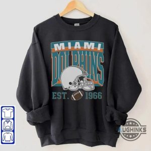 vintage dolphins sweatshirt tshirt hoodie mens womens kids est 1966 miami dolphins crewneck american football fan gift nfl game day tee shirts laughinks 4