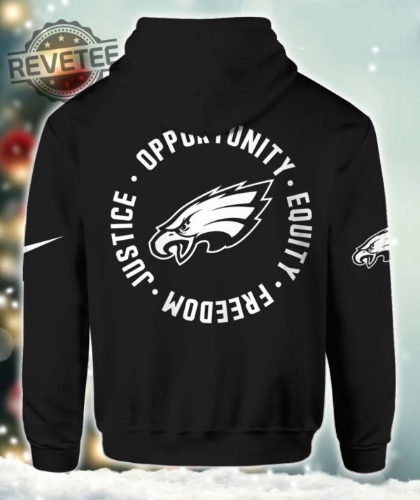Eagles Justice Opportunity Equity Freedom Hoodie Nfl Philadelphia Eagles Justice Opportunity Equity Freedom Hoodie Unique revetee 2